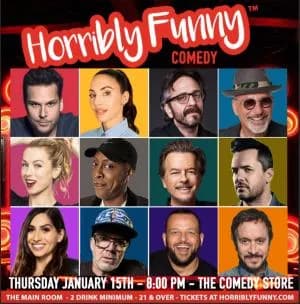 Horribly Funny - Arsenio Hall, Jim Jefferies, David Spade, Howie Mandel, Iliza Shlesinger, Dane Cook, Whitney Cummings, Marc Maron, Pauly Shore, Daniel Franzese, Dean Delray, Jessica Keenan and More