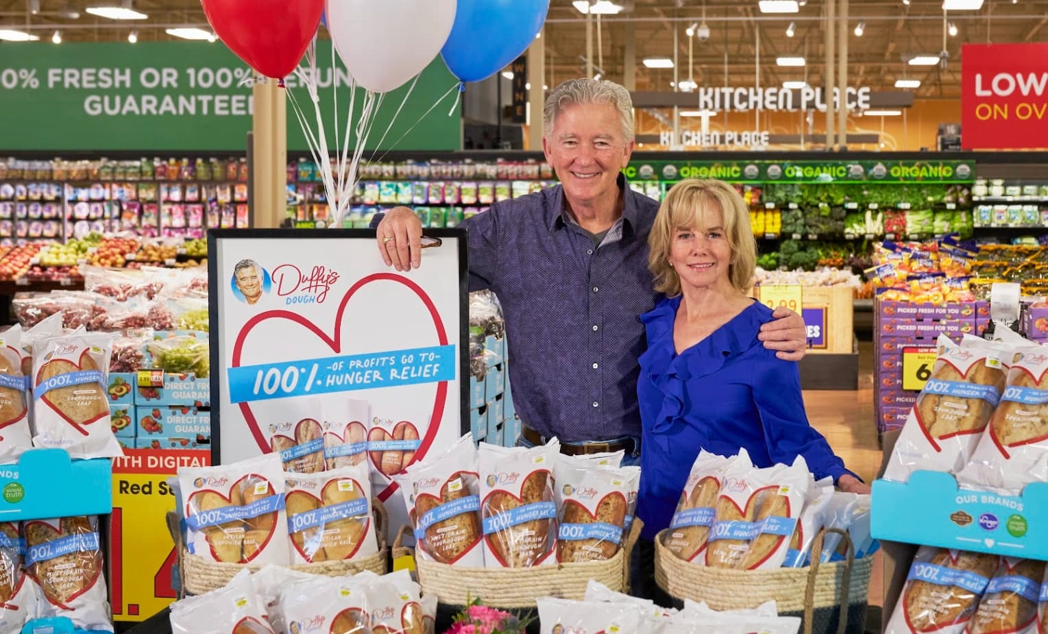 Meet Patrick Duffy & Linda Purl and Taste Duffy’s Dough at Sherman Oaks Ralphs