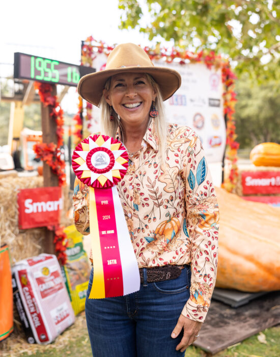 Great Pumpkin Weigh-Off participant at Irvine Park Railroad