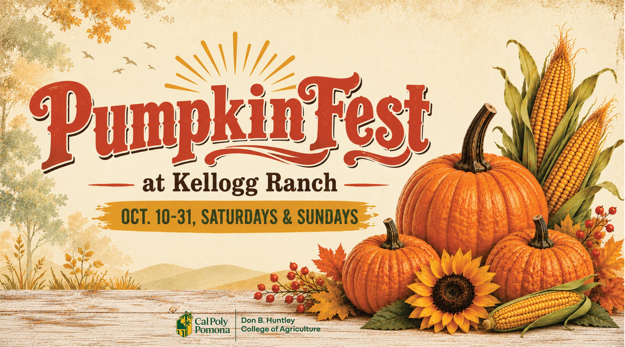PumpkinFest at Kellogg Ranch promotional poster